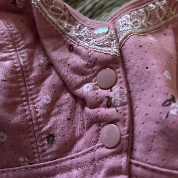 Pink Lace Trim Bra - Picture 3 of 6